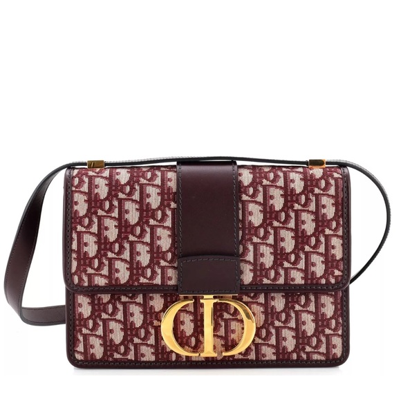 Christian Dior | 30 Montaigne Red Dior Oblique Crossbody Bag - Picture 1 of 16